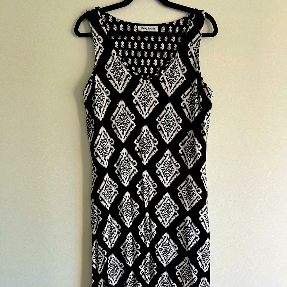 Tommy Bahama Maxi Ikat Built in Bra Dress